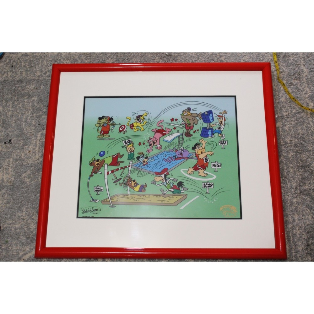 Hanna Barbera Sericel Cel Hanna-Barbera-Thon Flintstones Animation Edition RARE